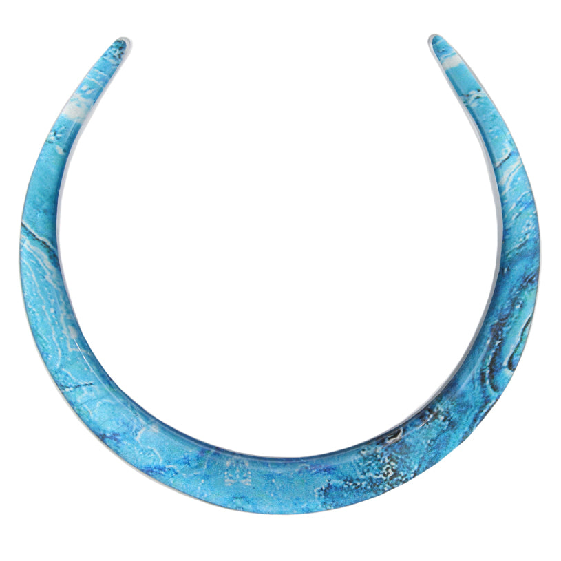 INSPIRED BY NATURE SYDNEY SANDSTONE ADJUSTABLE FITTED NECKLACE - D806