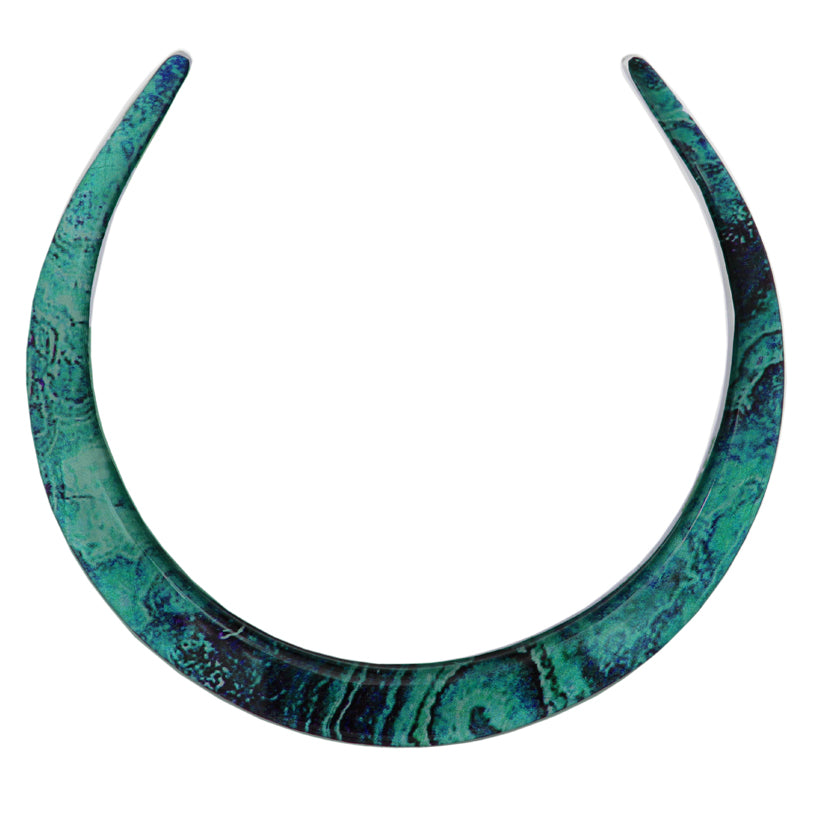 INSPIRED BY NATURE SYDNEY SANDSTONE ADJUSTABLE FITTED NECKLACE - D806