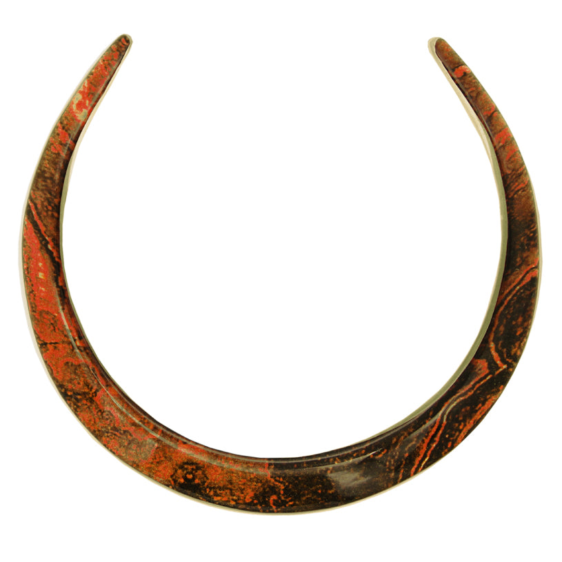 INSPIRED BY NATURE SYDNEY SANDSTONE ADJUSTABLE FITTED NECKLACE - D806