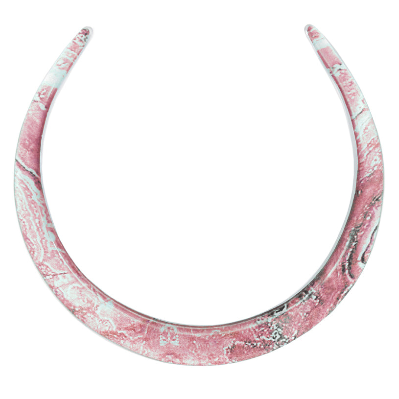 INSPIRED BY NATURE SYDNEY SANDSTONE ADJUSTABLE FITTED NECKLACE - D806