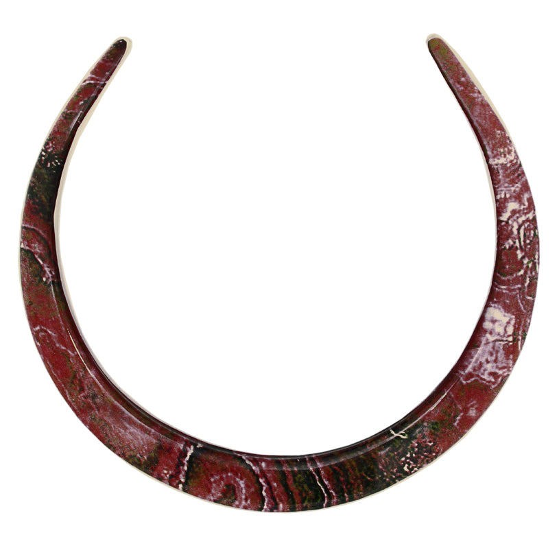 INSPIRED BY NATURE SYDNEY SANDSTONE ADJUSTABLE FITTED NECKLACE - D806