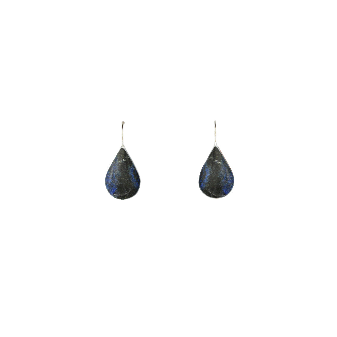 INSPIRED BY NATURE SYDNEY SANDSTONE DANGLE DROP DOMED EARRINGS - D821