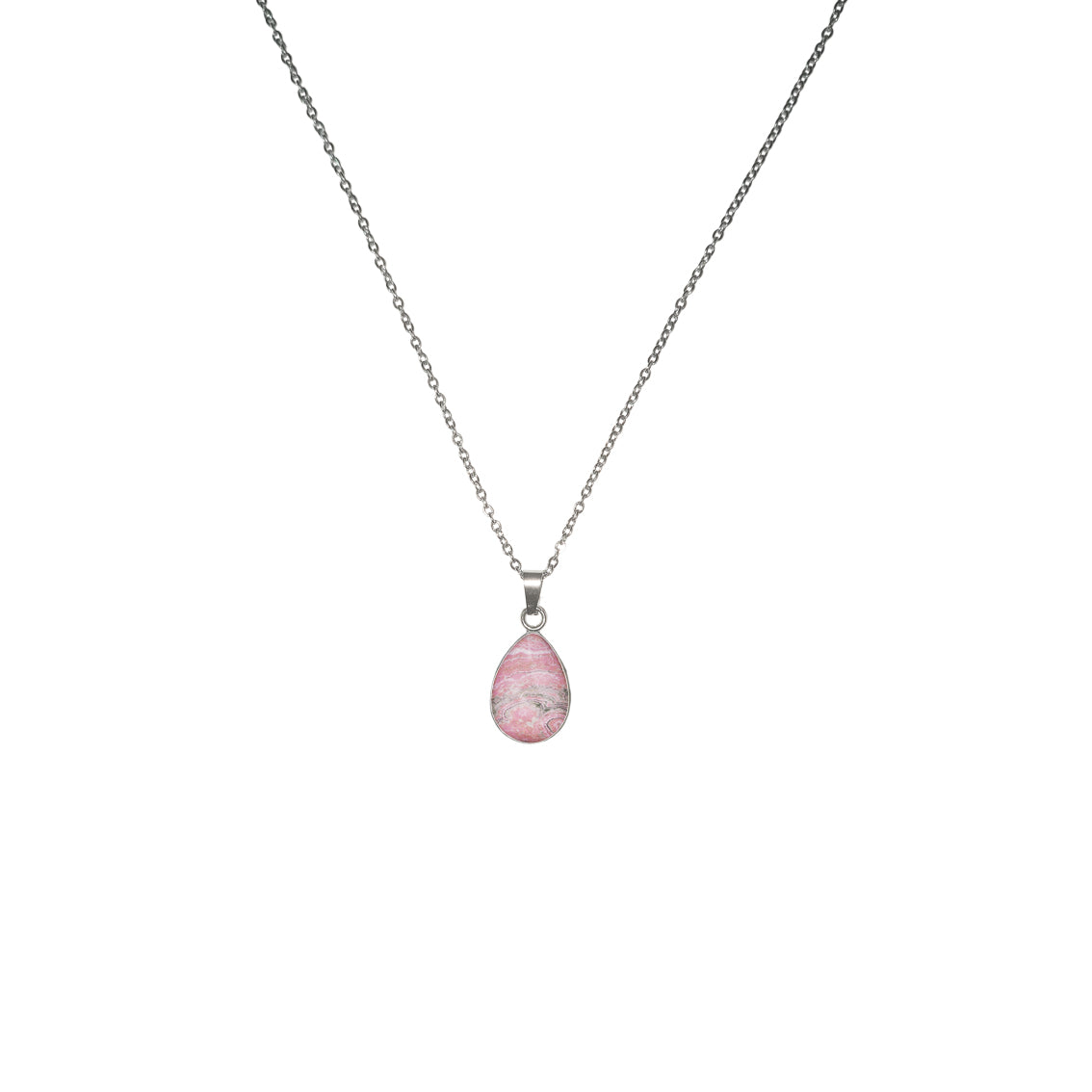 INSPIRED BY NATURE SYDNEY SANDSTONE DROP PENDANT ON A CHAIN NECKLACE - D790 - in Circle Box