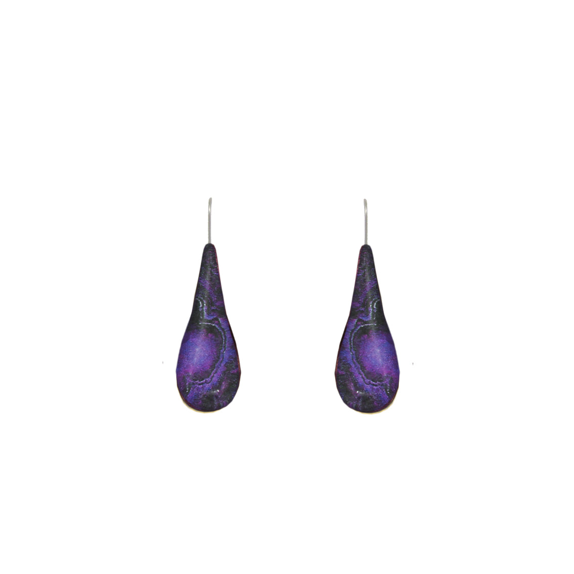 INSPIRED BY NATURE SYDNEY SANDSTONE TEAR DROP MEDIUM DANGLE EARRINGS - D803