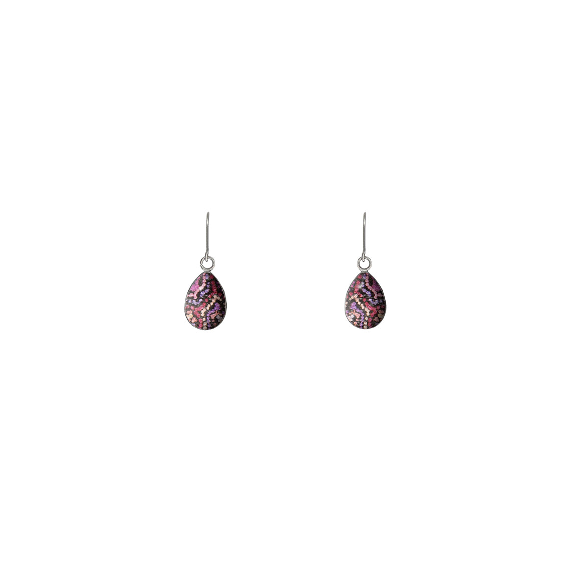 DANDLE XS DROP JOY PURPLE EARRINGS - SD382S - on Satchel