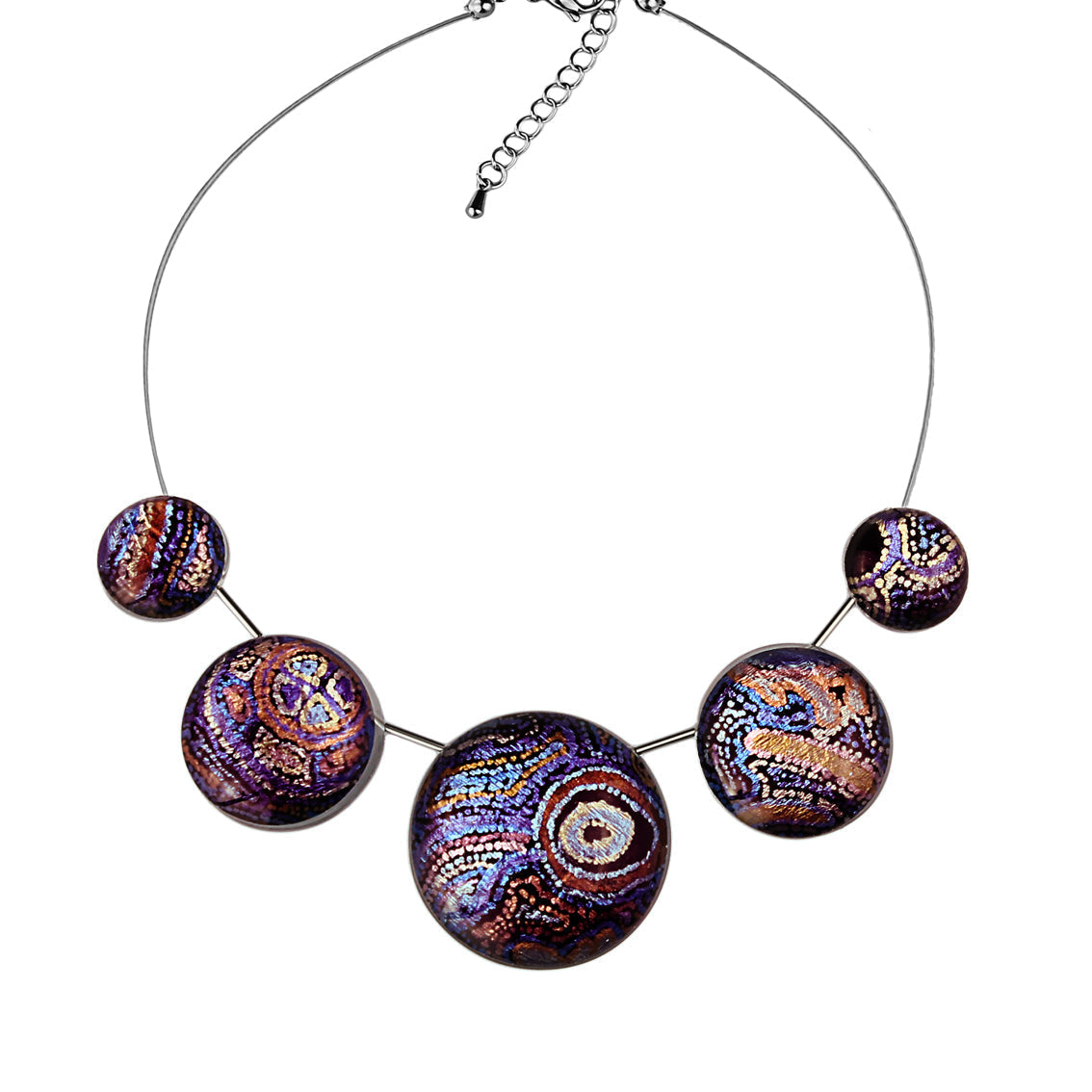 JOY PURPLE ADJUSTABLE NECKLACE - SD095