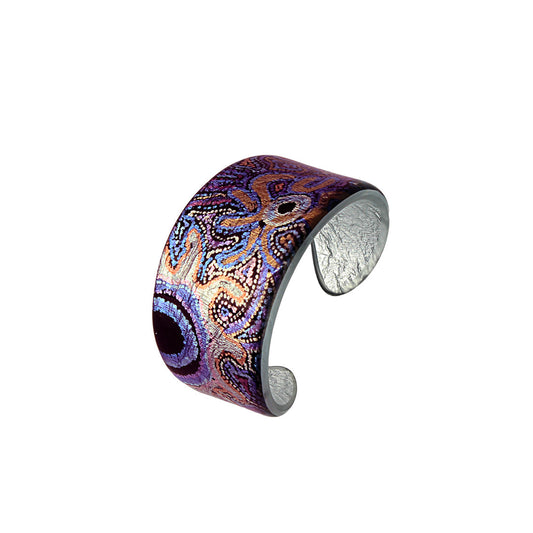 JOY PURPLE ADJUSTABLE WIDE BRACELET - SD100