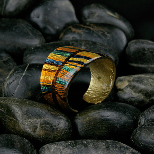 JUDY BRIGHT COLORS ADJUSTABLE STATEMENT BRACELET - D351