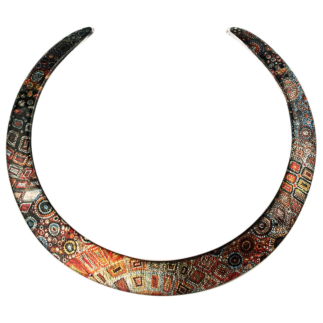 CROCODILE STORY ADJUSTABLE FITTED NECKLACE - SD302