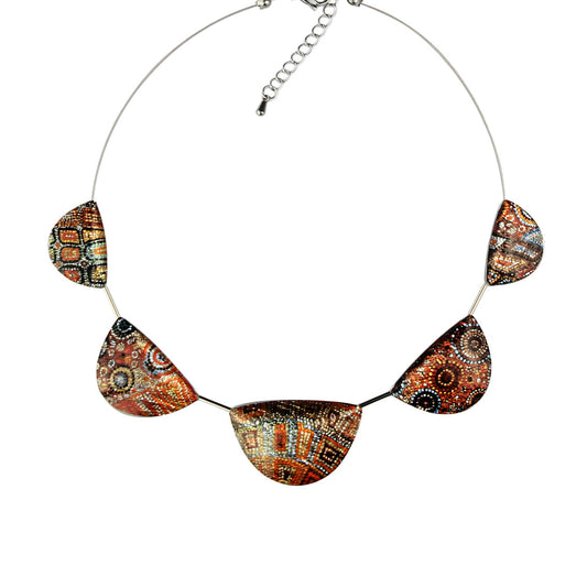 CROCODILE STORY ADJUSTABLE NECKLACE - SD301