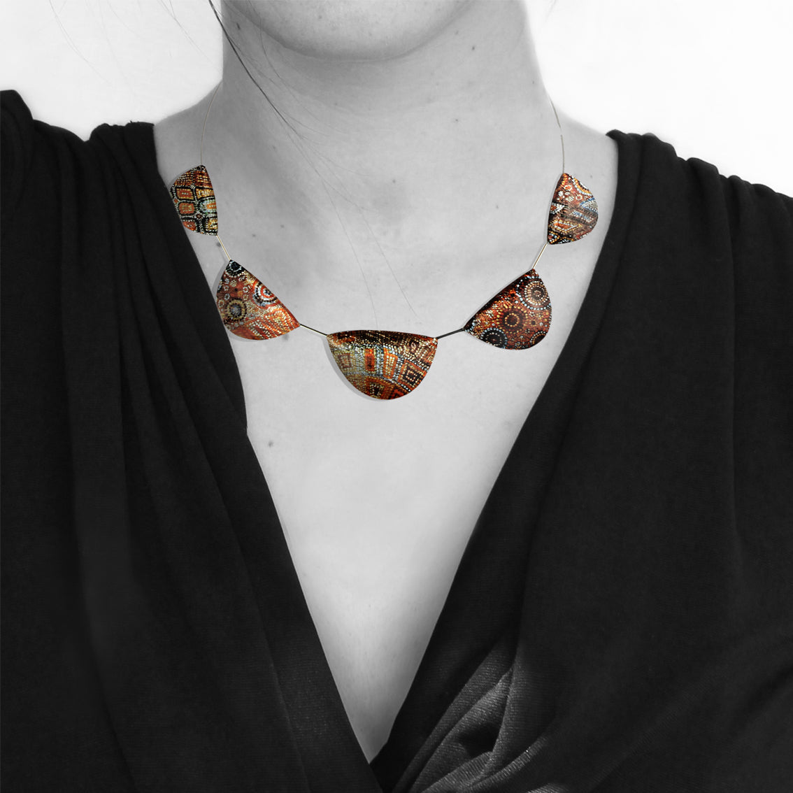 CROCODILE STORY ADJUSTABLE NECKLACE - SD301