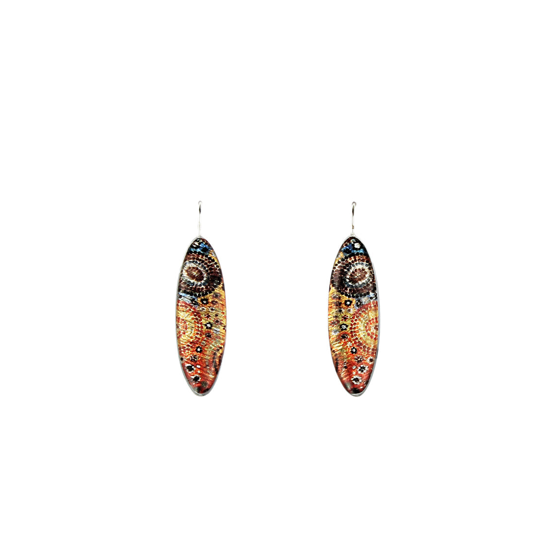 DANDLE DROP CROCODILE STORY LONG EARRINGS - SD292