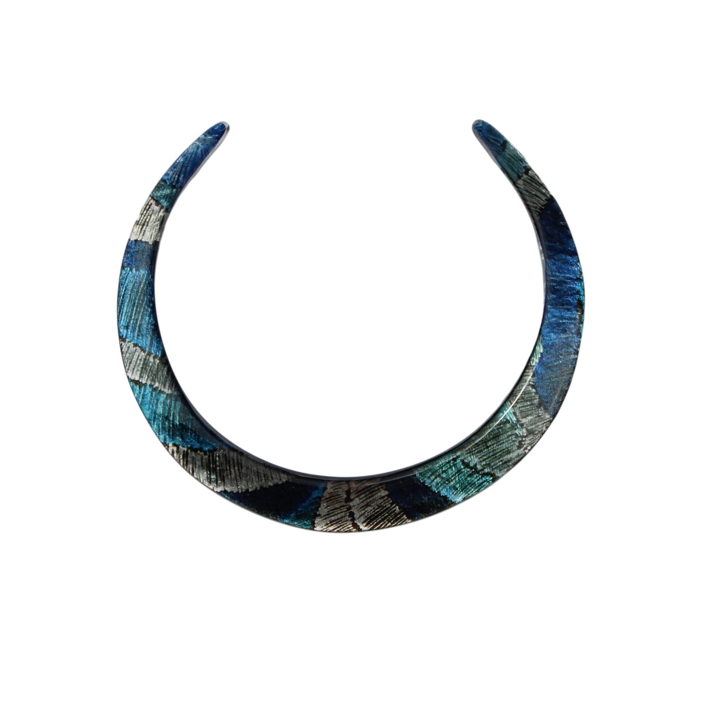 KERRY PERON ISLANDS BLUE ADJUSTABLE FITTED NECKLACE - D535