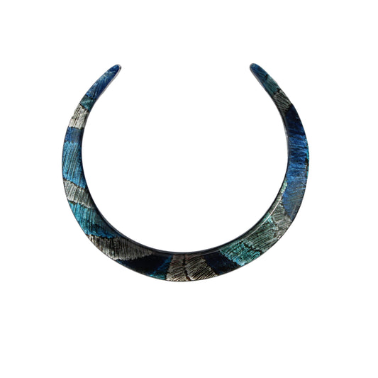 KERRY PERON ISLANDS BLUE ADJUSTABLE FITTED NECKLACE - D535