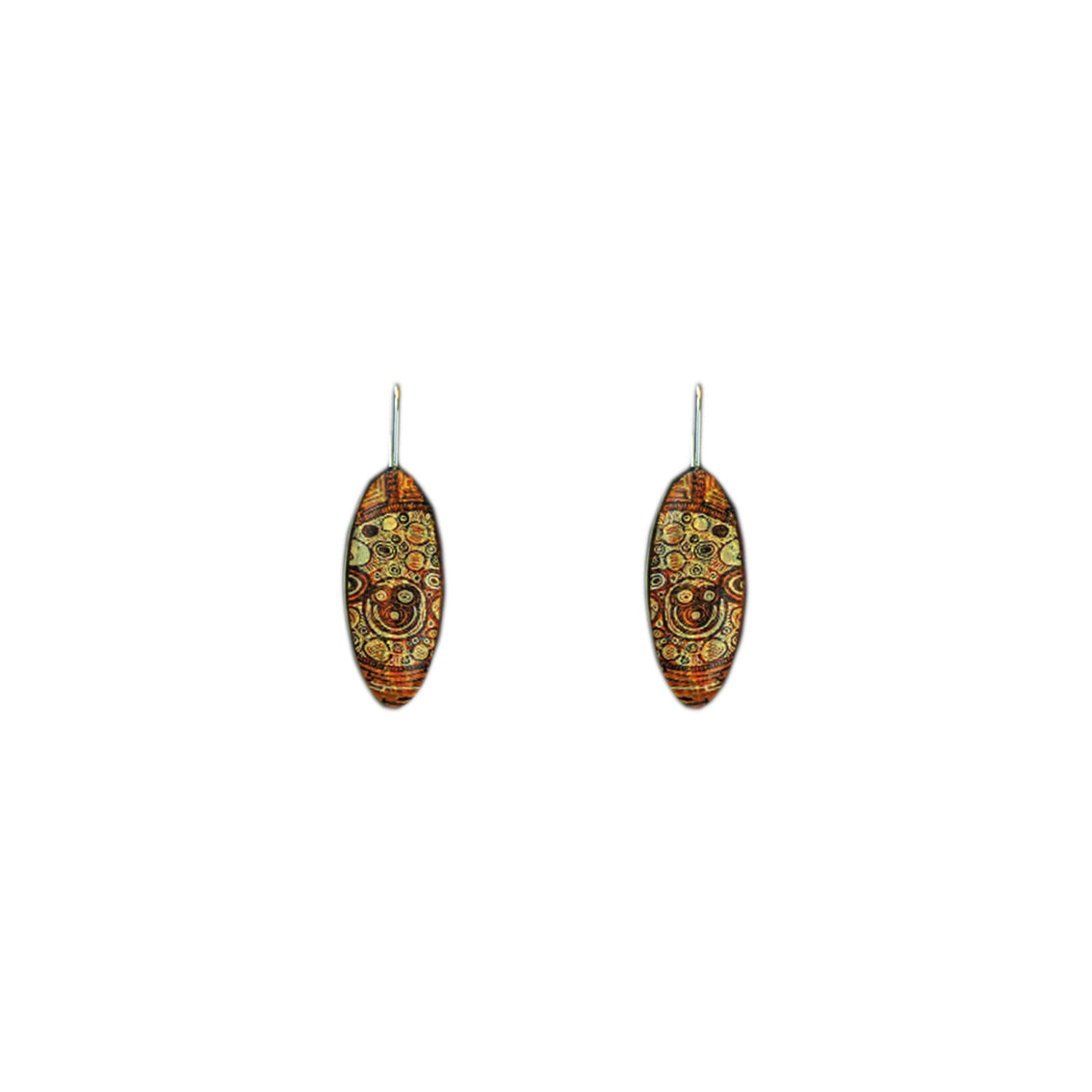 KERRY RAK BULGUL D DANGLE DROP NARROW EARRINGS - D398