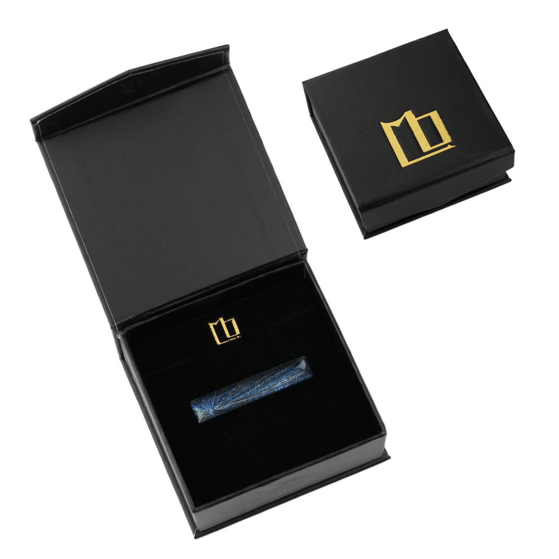 WOMAN SEA STORY BLUE ELEGANT TIE-CLIP - SD327