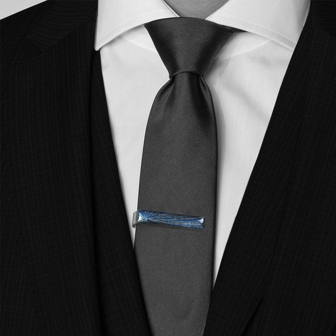 WOMAN SEA STORY BLUE ELEGANT TIE-CLIP - SD327