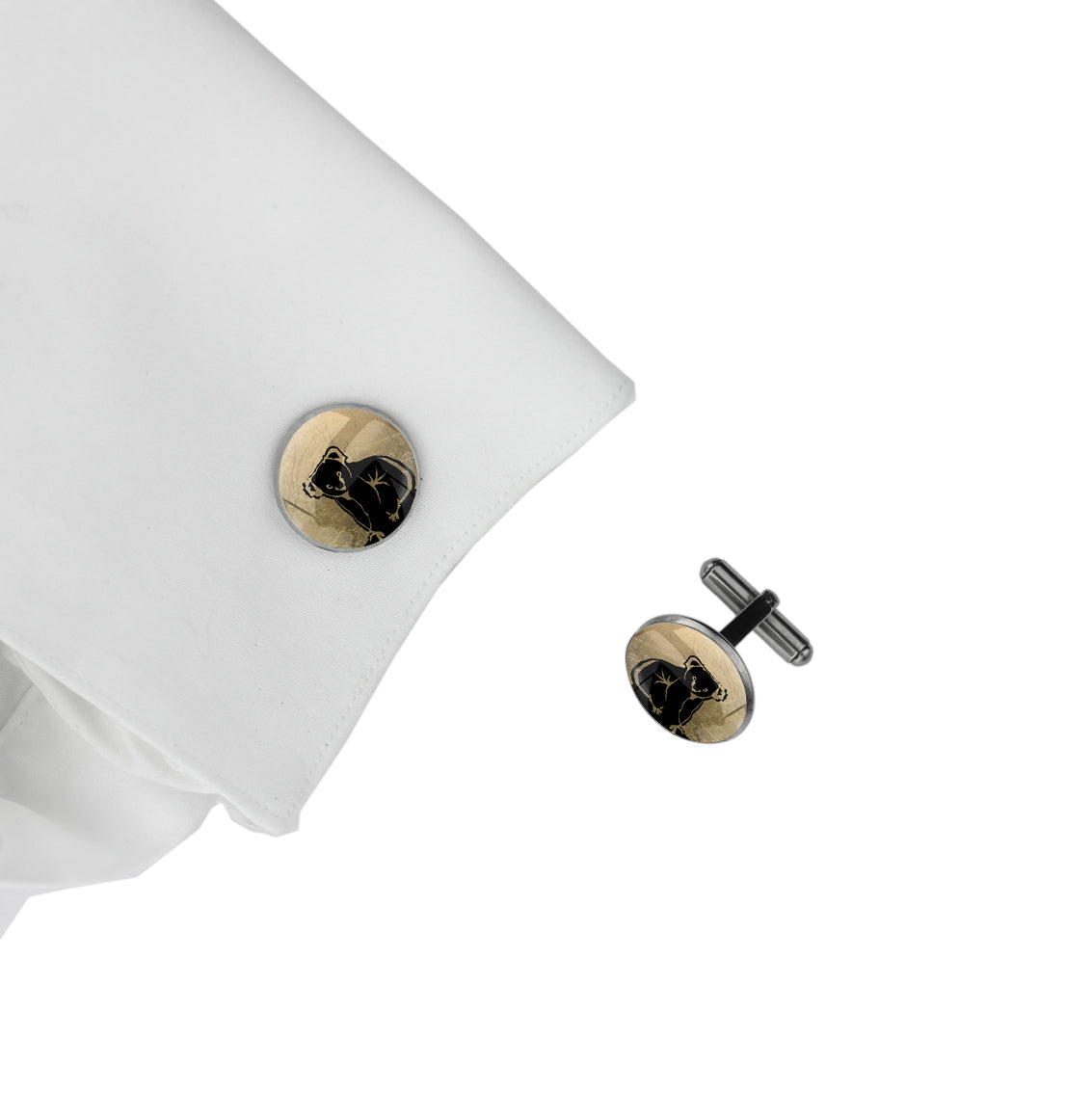 KOALA CIRCLE ELEGANT CUFFLINKS - MFY236