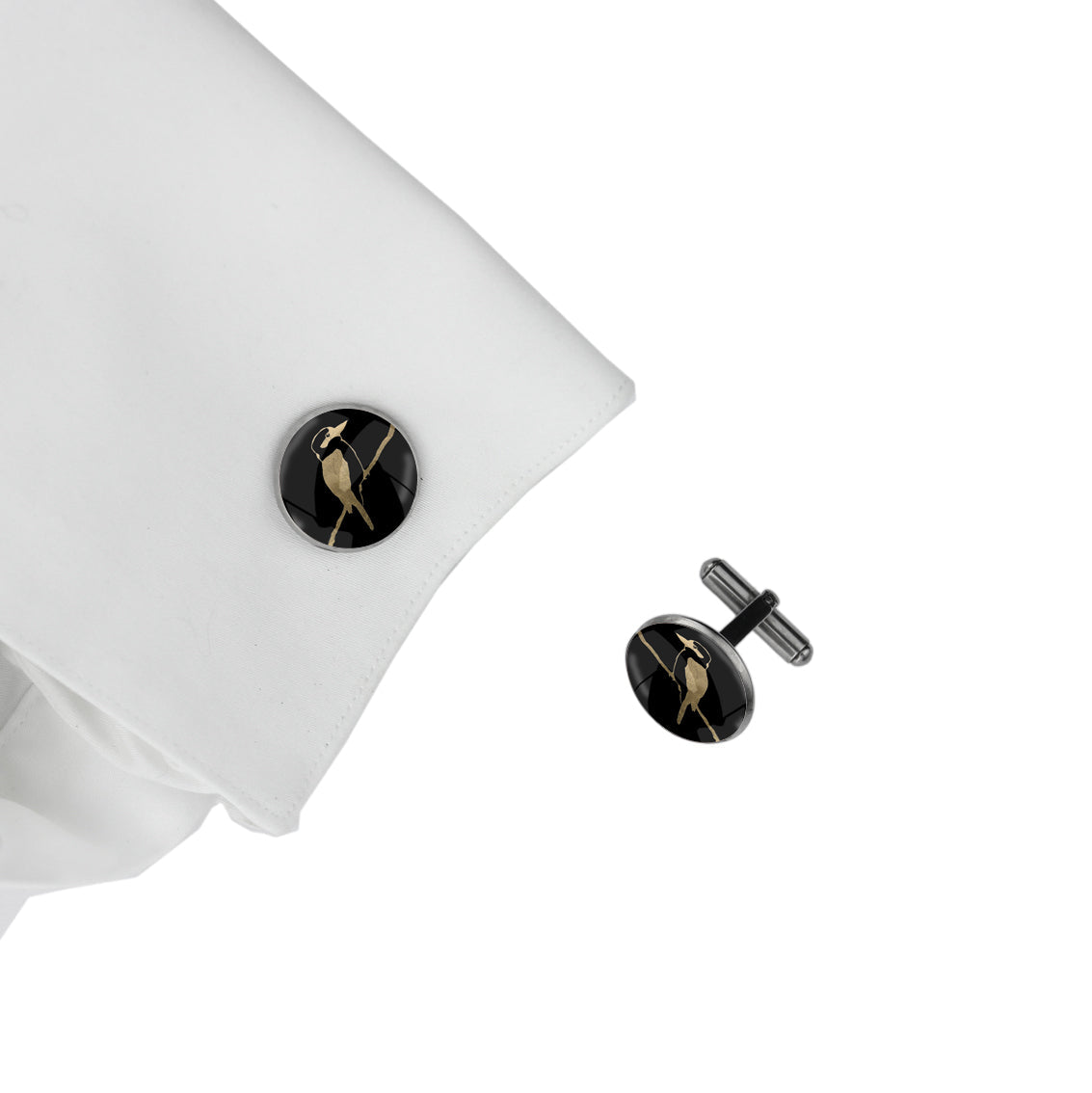 KOOKABURRA CIRCLE ELEGANT CUFFLINKS - MFY146