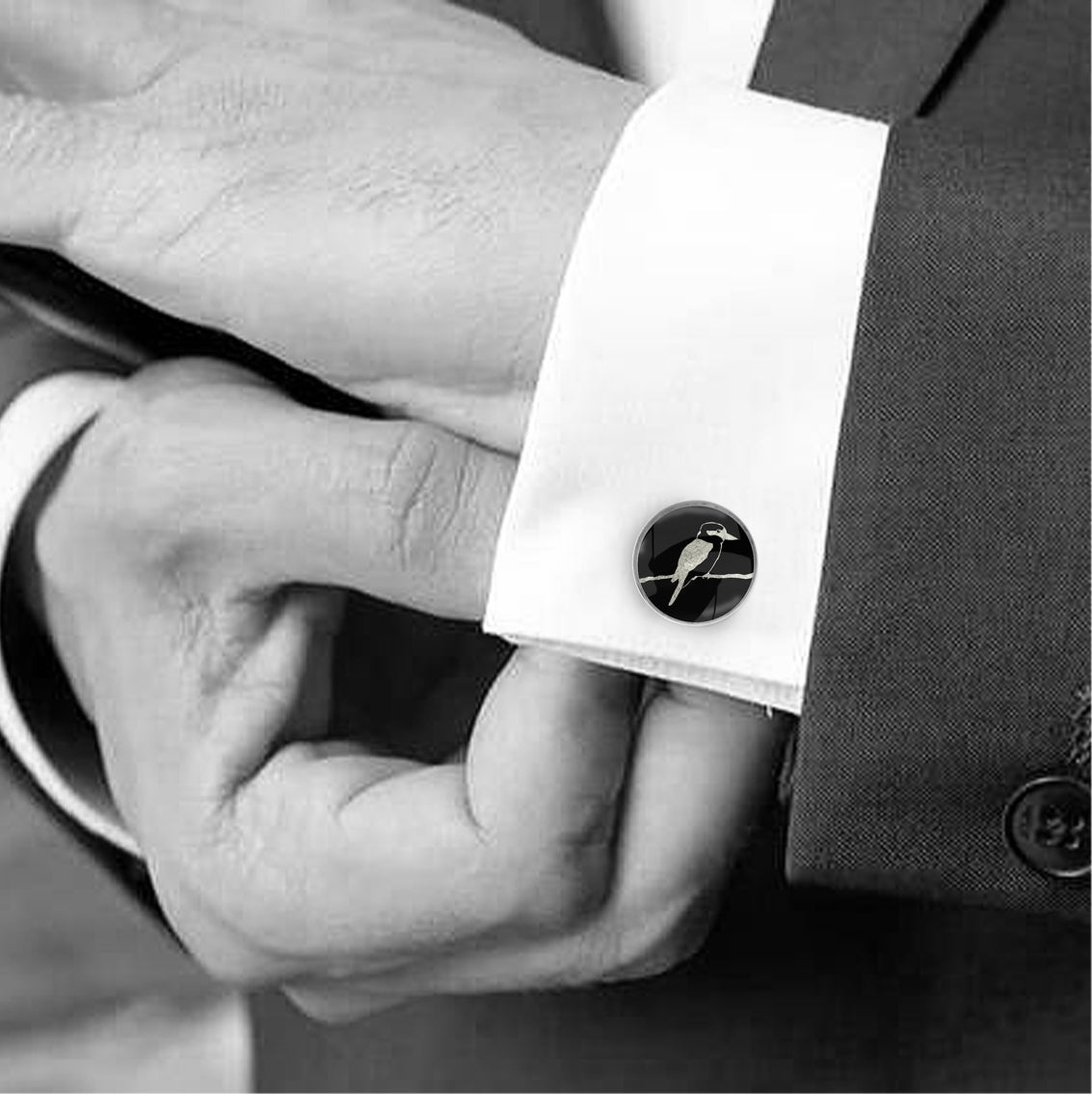 KOOKABURRA CIRCLE ELEGANT CUFFLINKS - MFY146