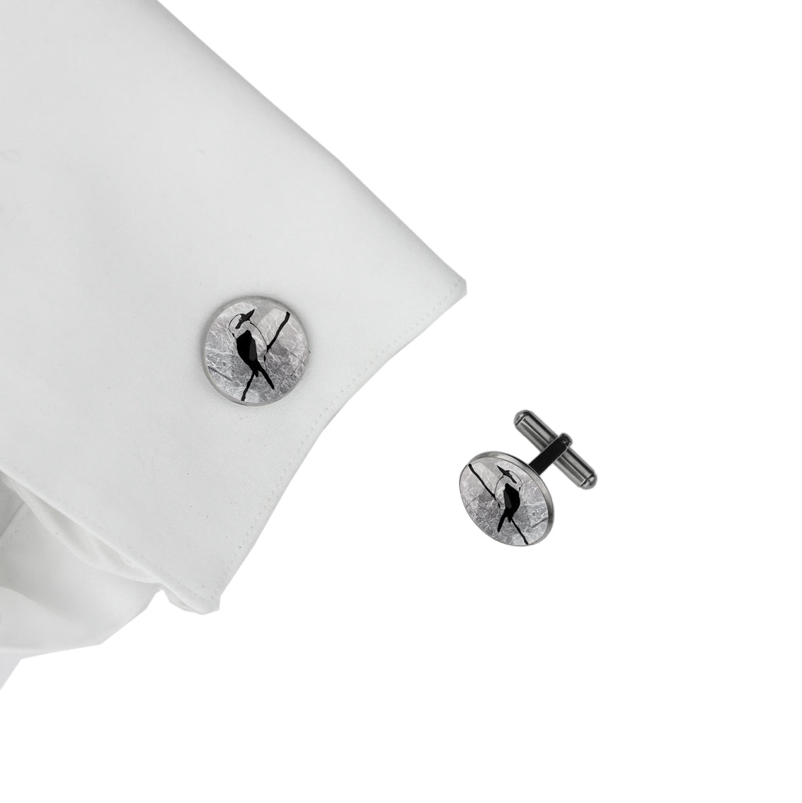 KOOKABURRA CIRCLE ELEGANT CUFFLINKS - MFY146