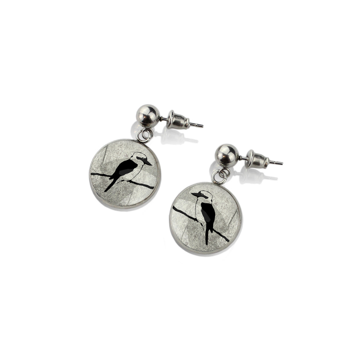 KOOKABURRA DANGLE DROP CIRCLE EARRINGS - MFY148S - on Satchel