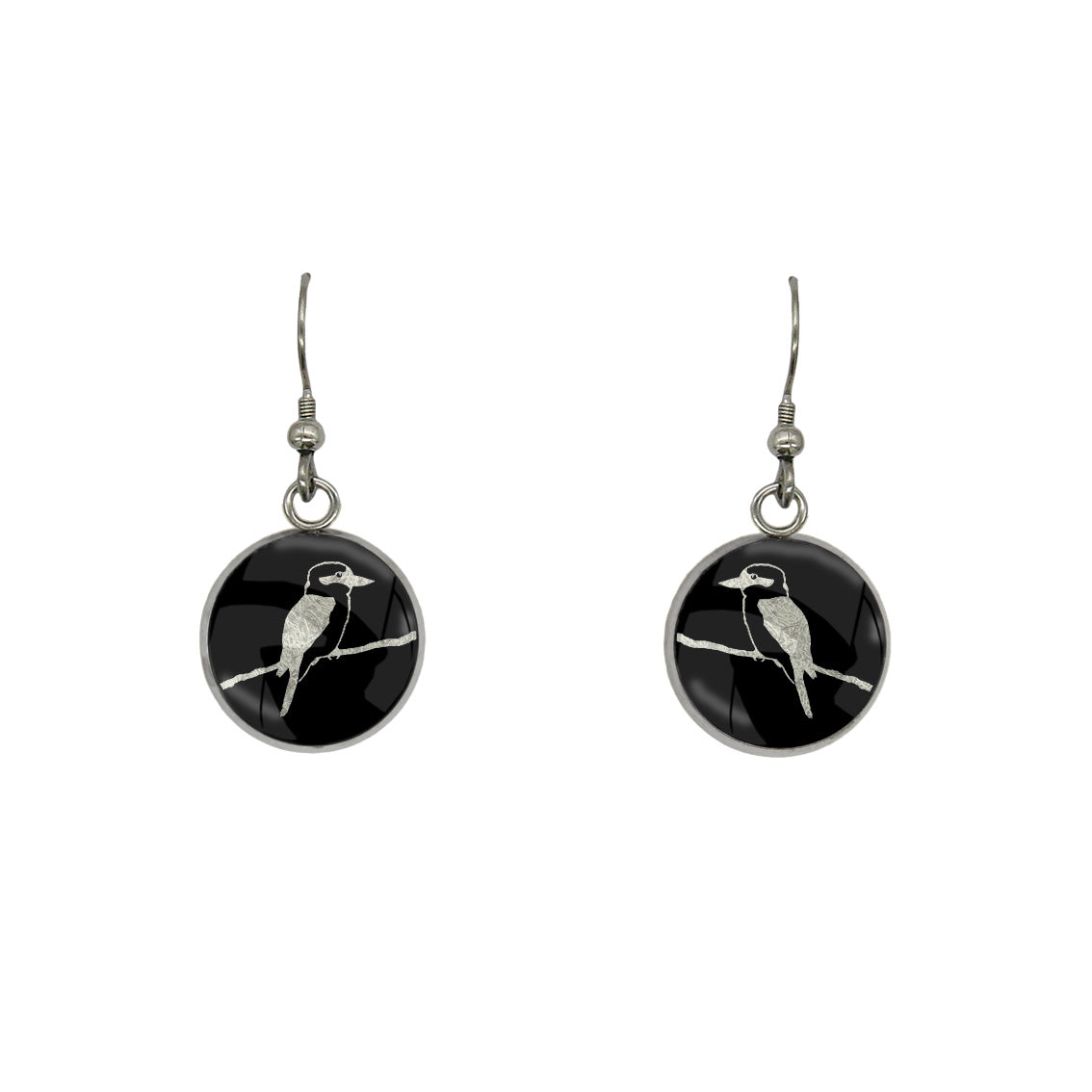 KOOKABURRA DANGLE DROP CIRCLE EARRINGS - MFY148S - on Satchel