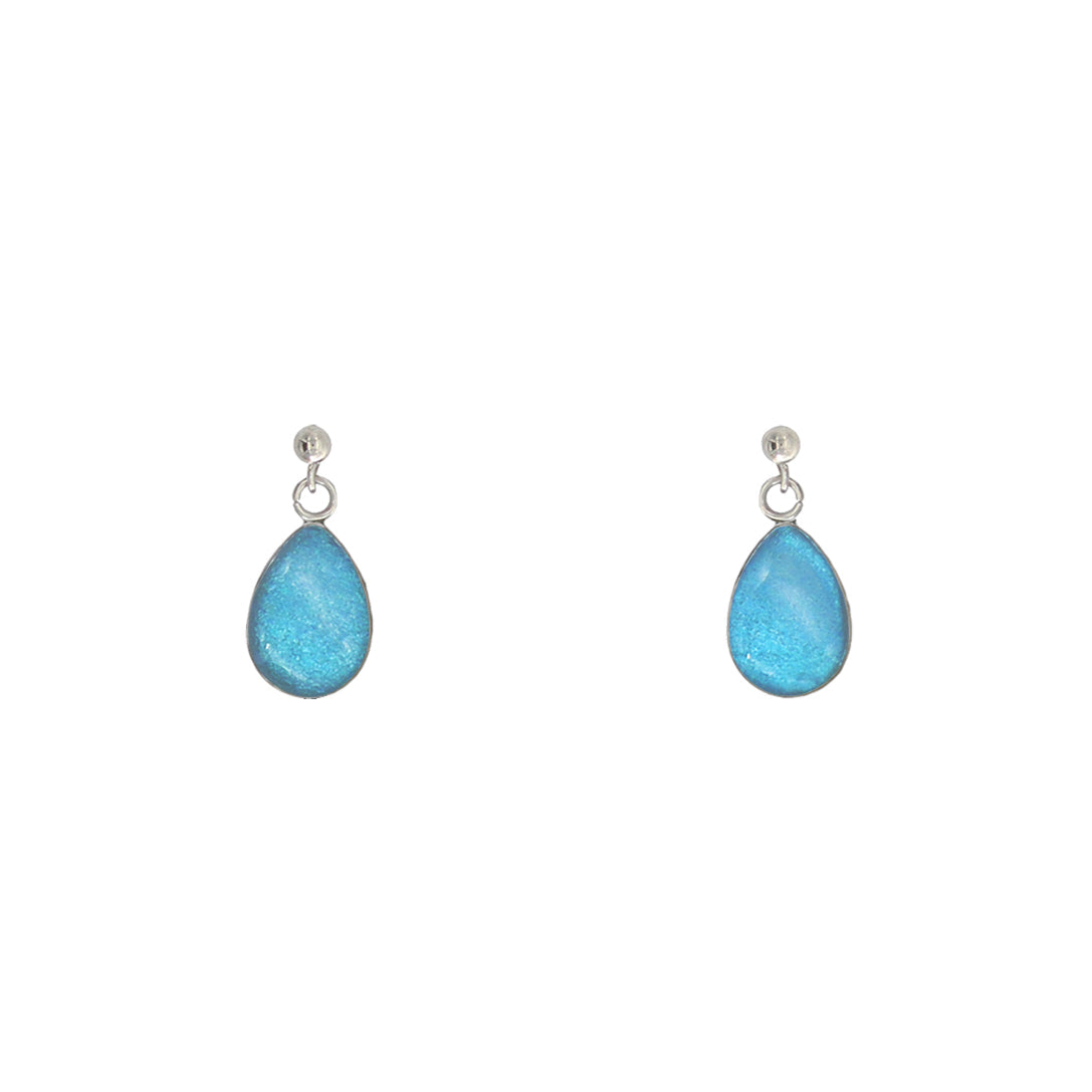 LARME DE JOIE TEAR DANDLE DROP XS EARRINGS - M216 - in Circle Box