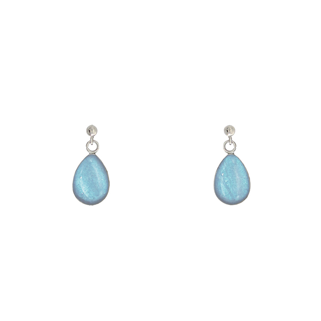 LARME DE JOIE TEAR DANDLE DROP XS EARRINGS - M216 - in Circle Box