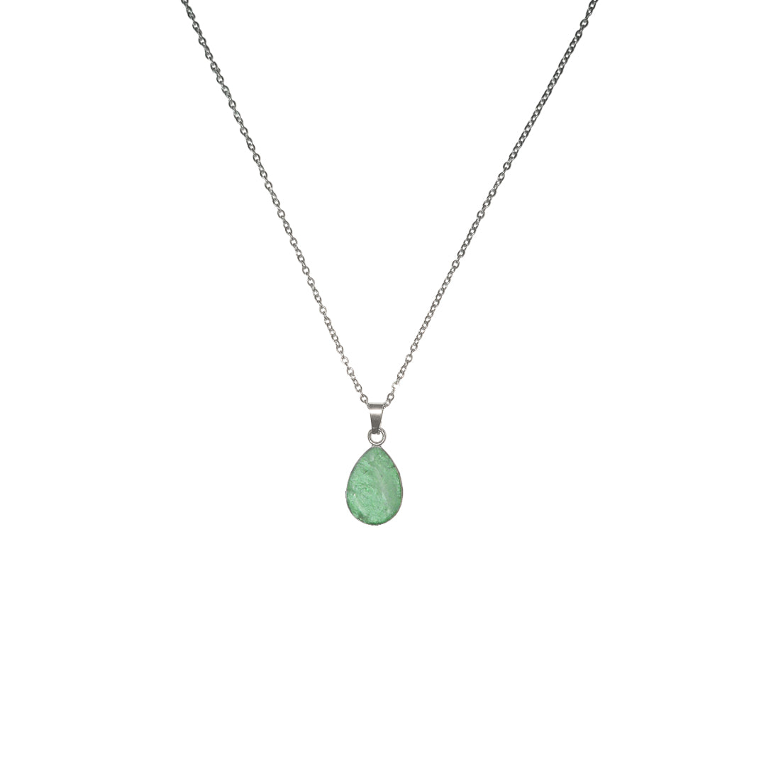 LARME DE JOIE TEAR DROP MINI NECKLACE - M217 - in Circle Box