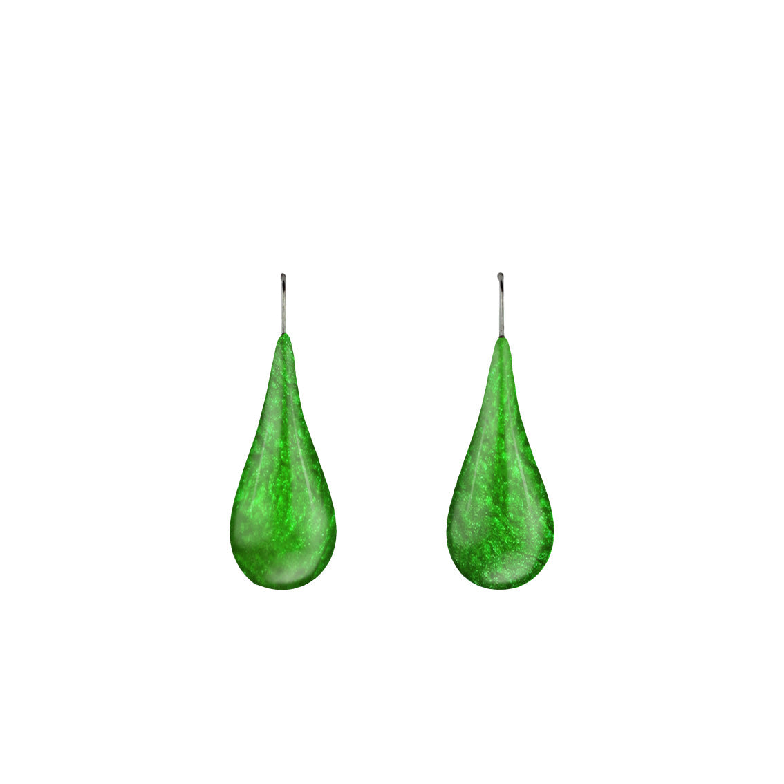 LARME DE JOIE TEAR DROP LARGE DANGLE EARRINGS - F055
