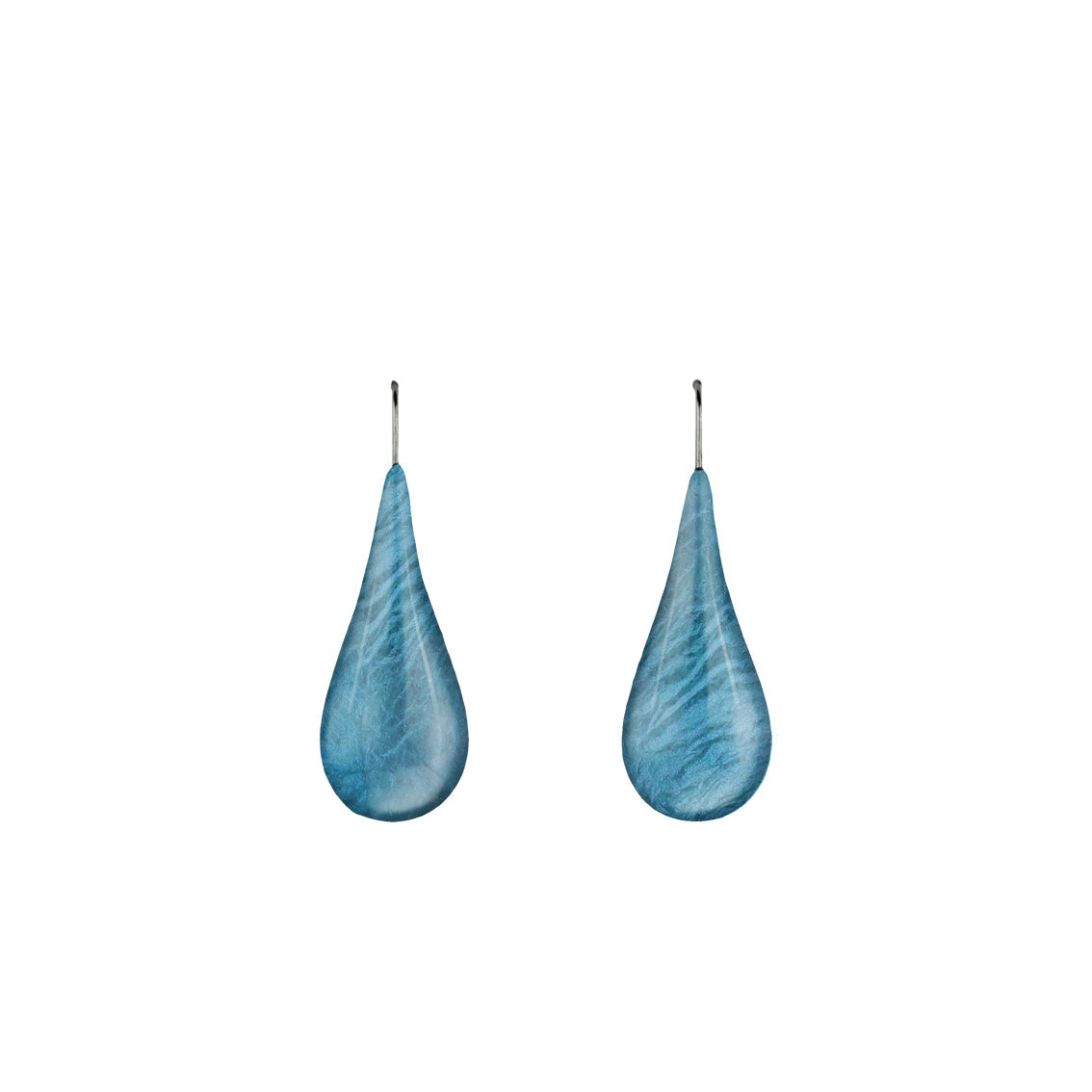 LARME DE JOIE TEAR DROP LARGE DANGLE EARRINGS - F055