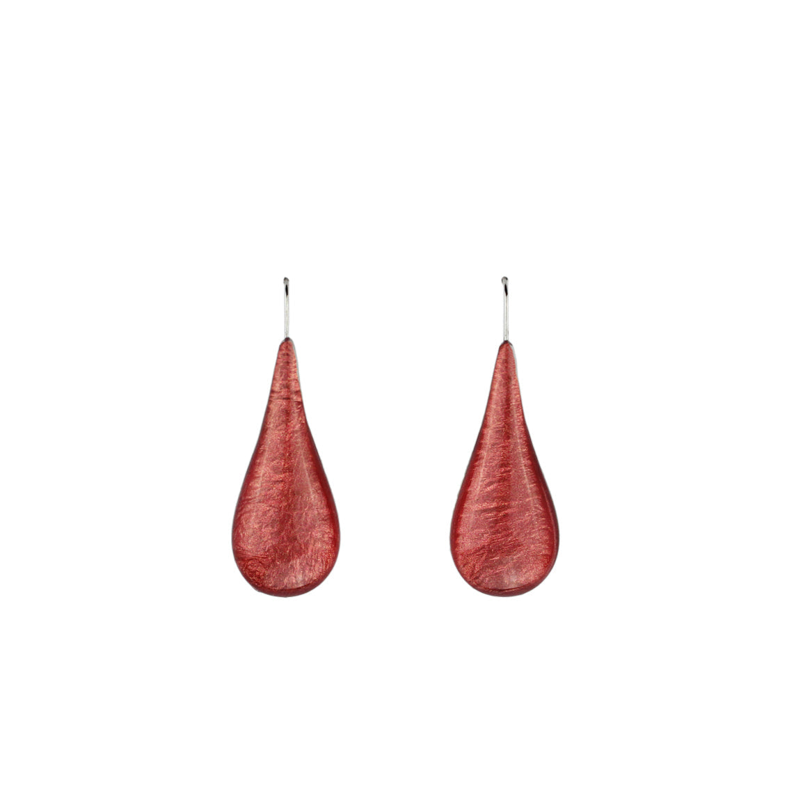 LARME DE JOIE TEAR DROP LARGE DANGLE EARRINGS - F055