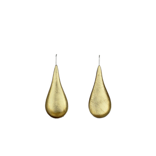 LARME DE JOIE TEAR DROP LARGE DANGLE EARRINGS - F055