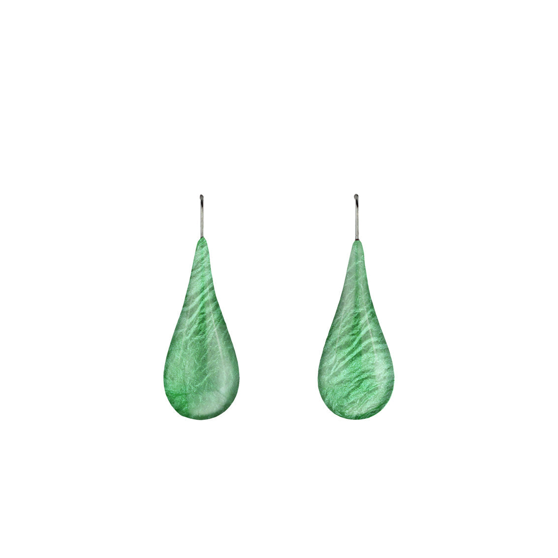 LARME DE JOIE TEAR DROP LARGE DANGLE EARRINGS - F055