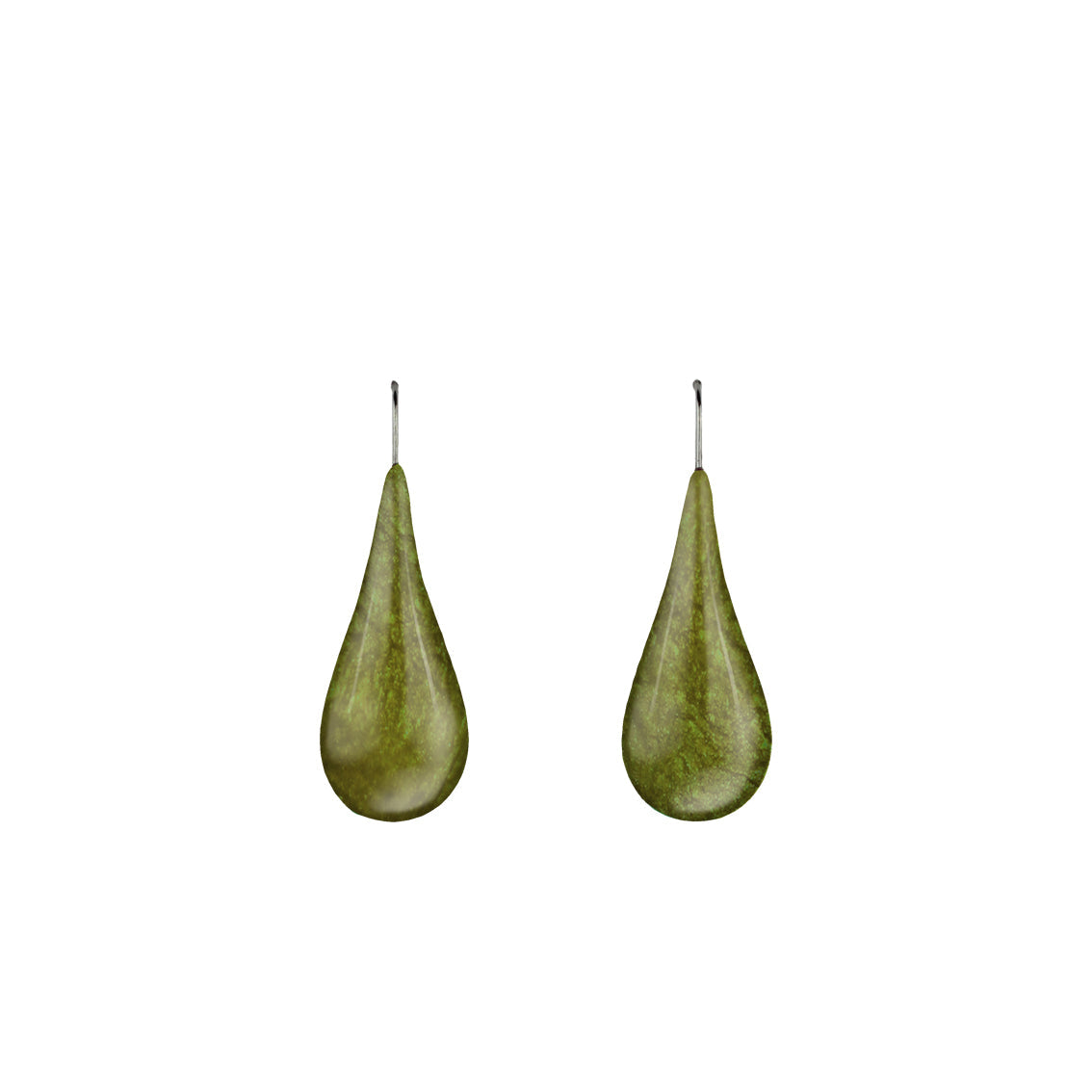 LARME DE JOIE TEAR DROP LARGE DANGLE EARRINGS - F055