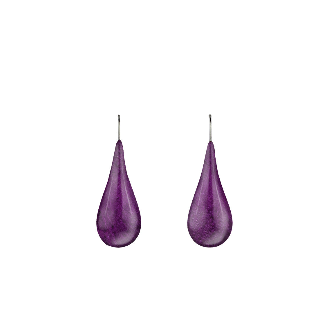 LARME DE JOIE TEAR DROP LARGE DANGLE EARRINGS - F055