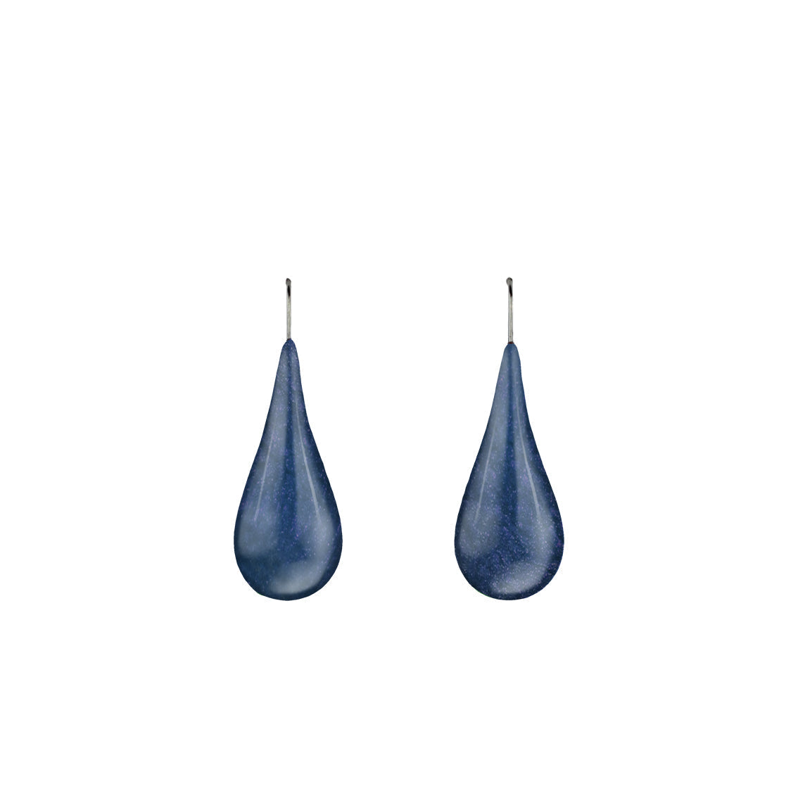 LARME DE JOIE TEAR DROP LARGE DANGLE EARRINGS - F055