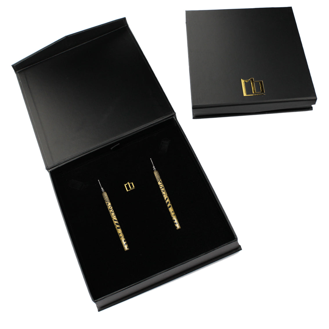 URSULA LONG BAR STATEMENT EARRINGS - ST001