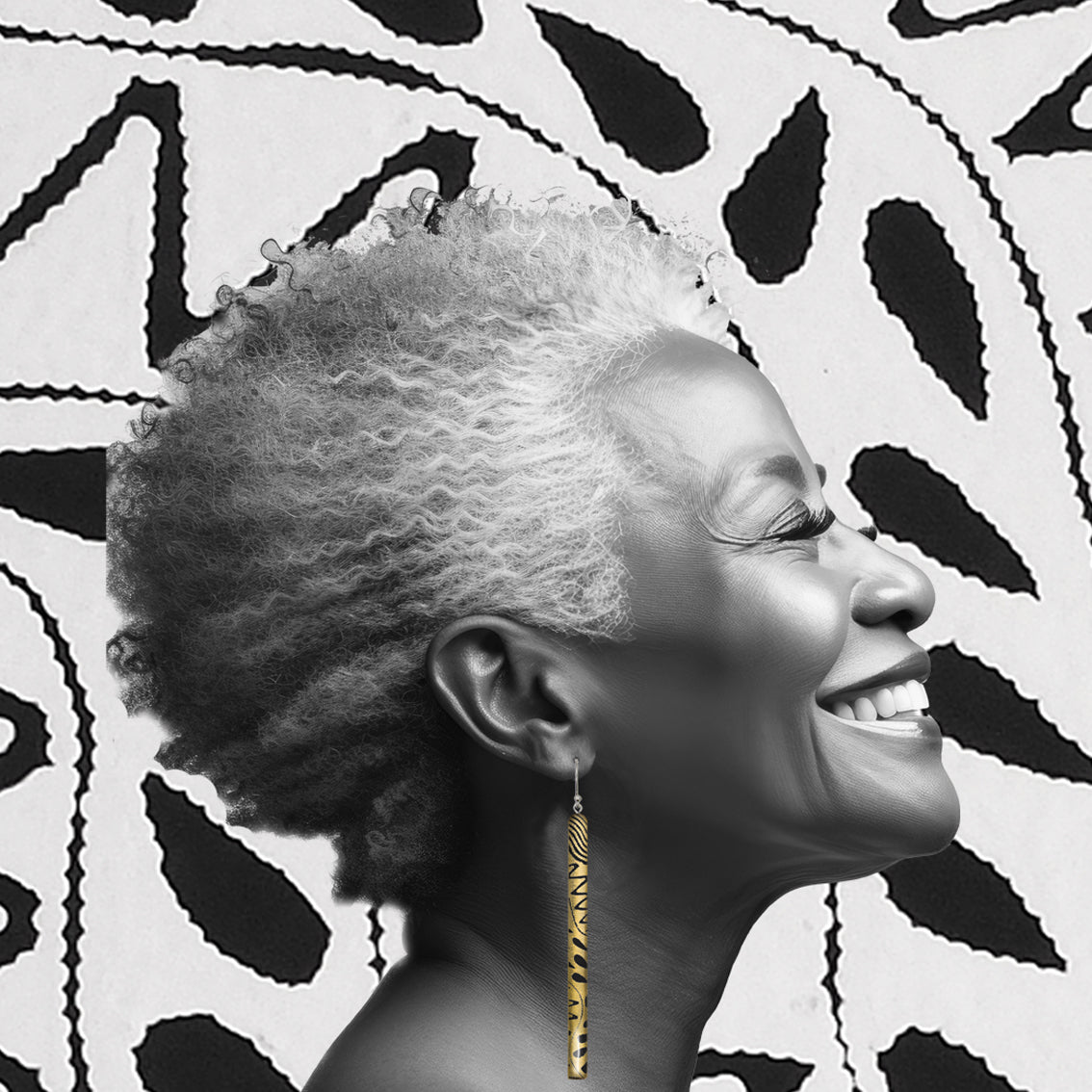 URSULA LONG BAR STATEMENT EARRINGS - ST001