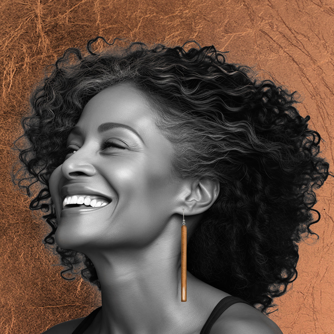 LONG BAR STATEMENT EARRINGS - ST003