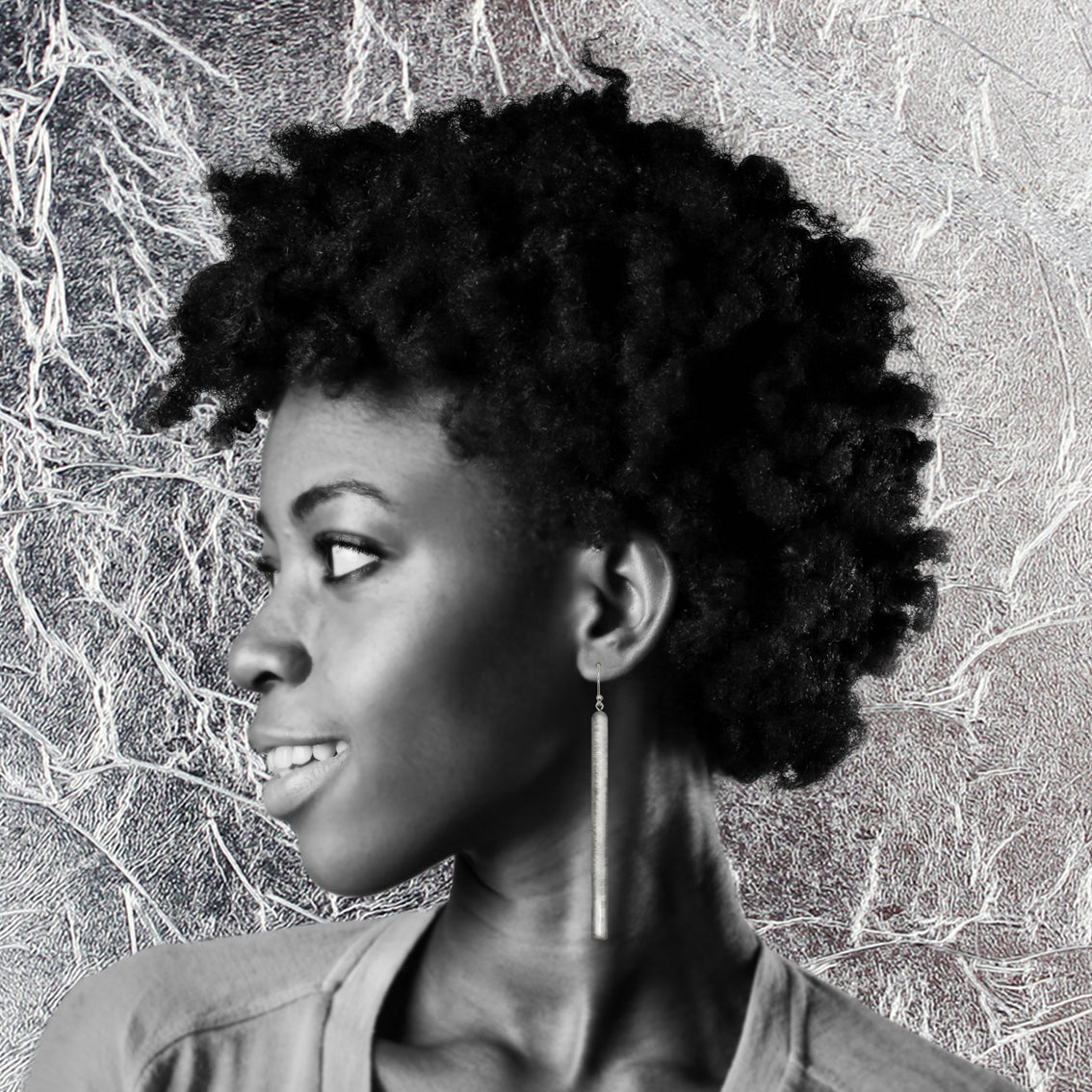 LONG BAR STATEMENT EARRINGS - ST003