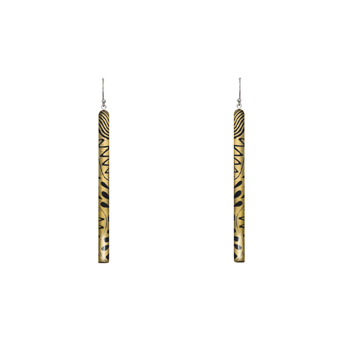 URSULA LONG BAR STATEMENT EARRINGS - ST001