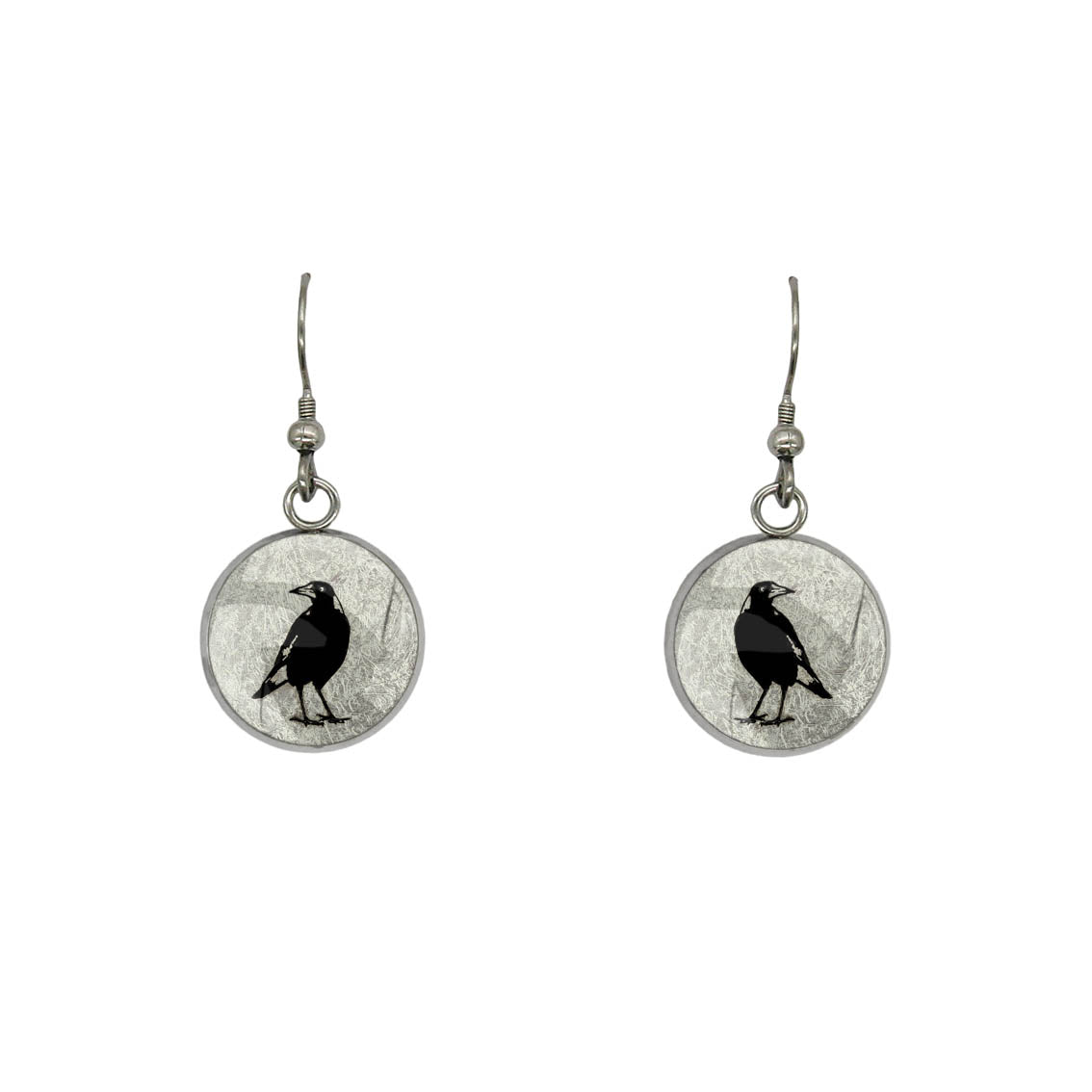 MAGPIE DANGLE DROP CIRCLE EARRINGS - in Circle Box