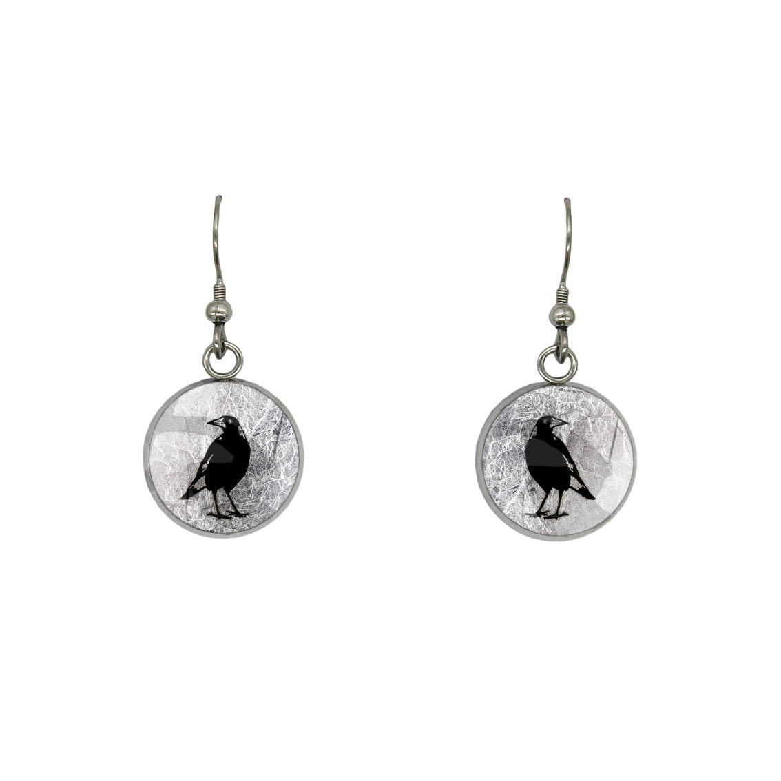 MAGPIE DANGLE DROP CIRCLE EARRINGS - in Circle Box