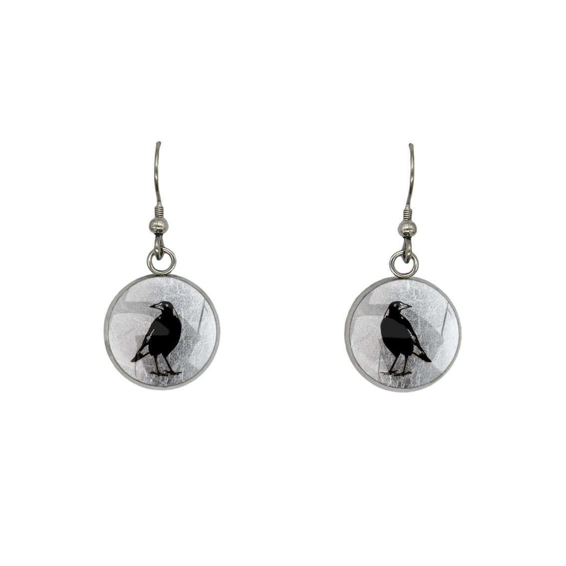 MAGPIE DANGLE DROP CIRCLE EARRINGS - in Circle Box