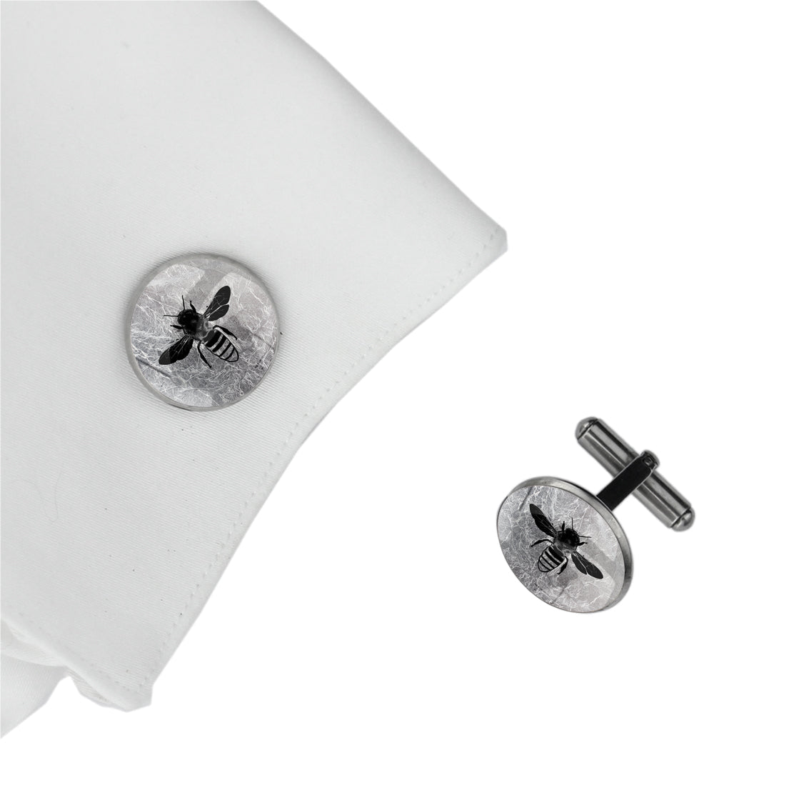 BEE CIRCLE ELEGANT CUFFLINKS - MFY278