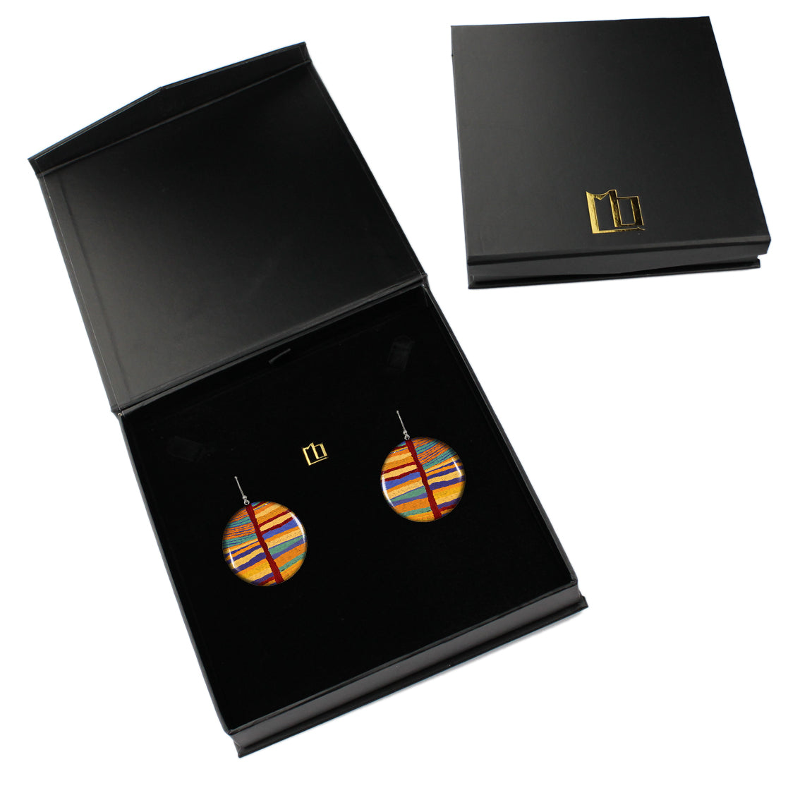 JUDY DISC MEDIUM STATEMENT EARRINGS - ST024