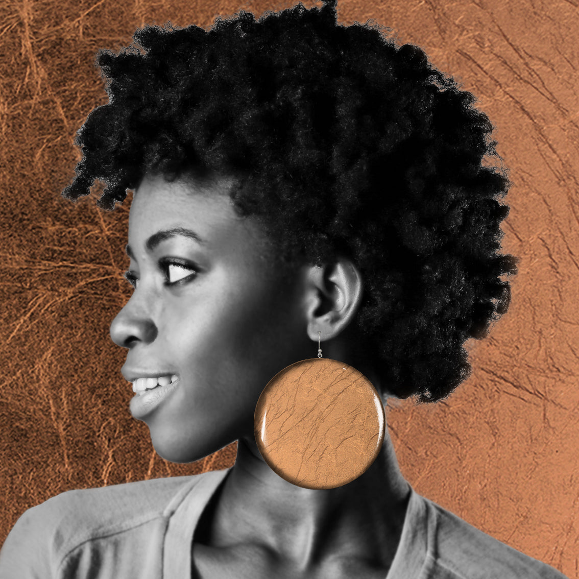 ASTRE DISC X LARGE STATEMENT EARRINGS - ST034