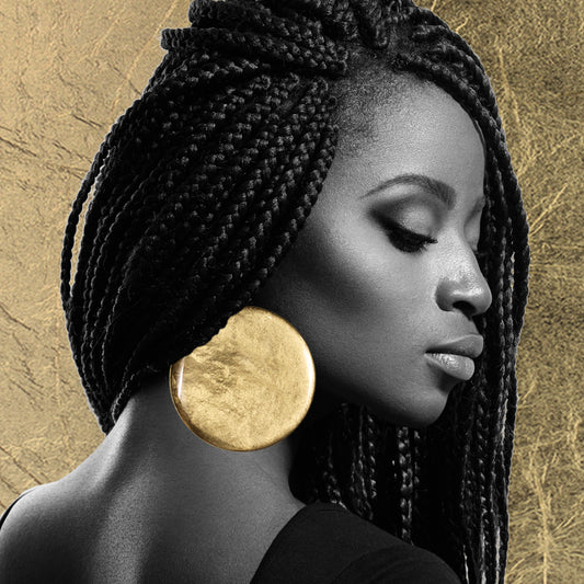 ASTRE DISC X LARGE STATEMENT EARRINGS - ST034